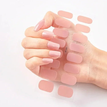Semi - Cured Gel Nail / solid Colour - LightsBetter